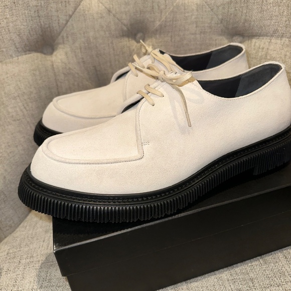 Adieu Leather Apron Toe Derby Shoes $530 Sz 13. main image 5